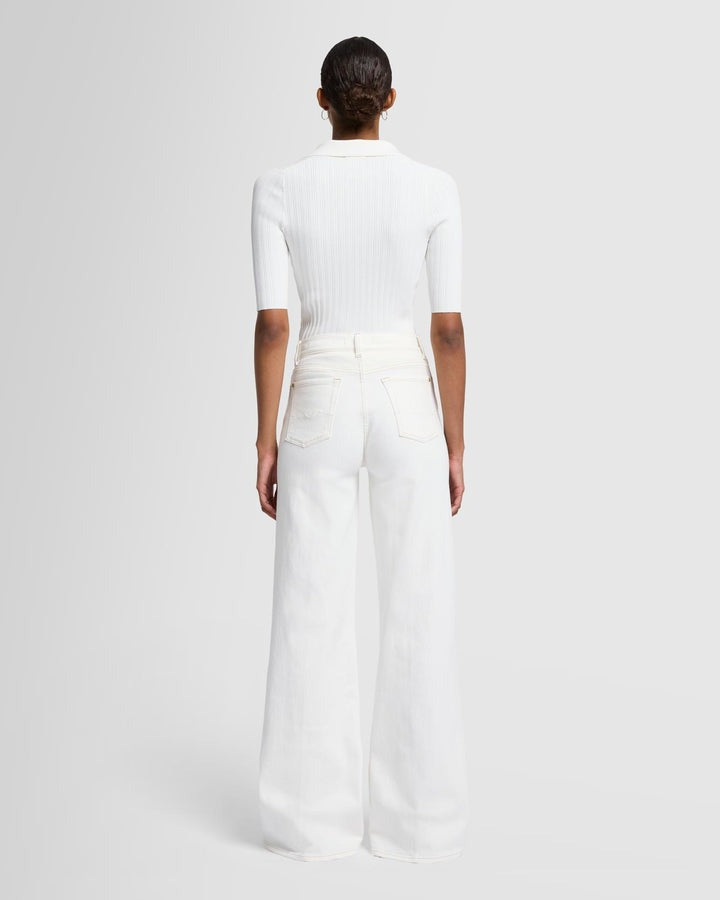 7 For All Mankind Luxe Vintage Lotta Jeans in Sugar