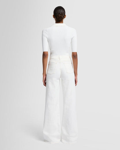 7 For All Mankind Luxe Vintage Lotta Jeans in Sugar