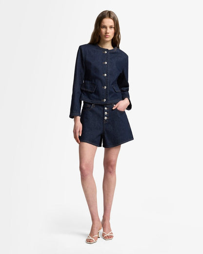 7 For All Mankind Kori Shorts in Smoove
