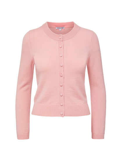 Veronica Beard Daro Cashmere Cardigan in Petal