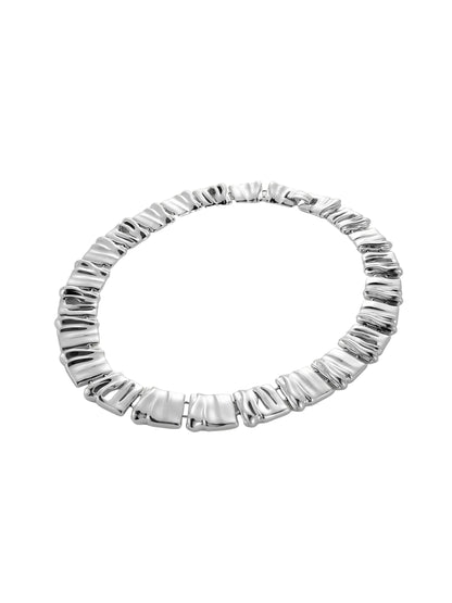 Jenny Bird Sundra Collar in High Polish Silver