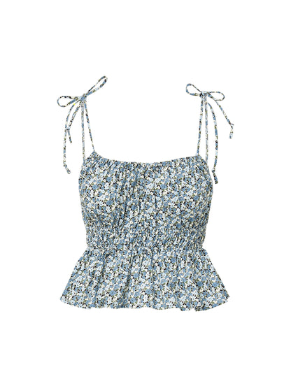 Veronica Beard Erving Top in Lake Mist