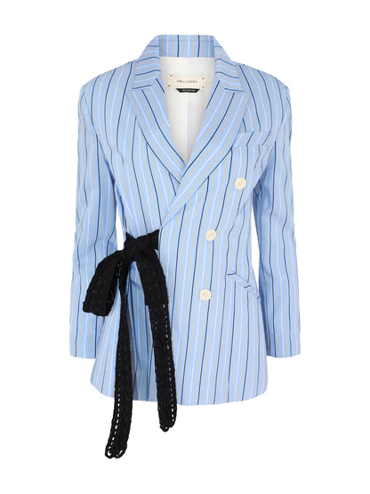 Hellessy Primrose Blazer in Blue Multi/Black