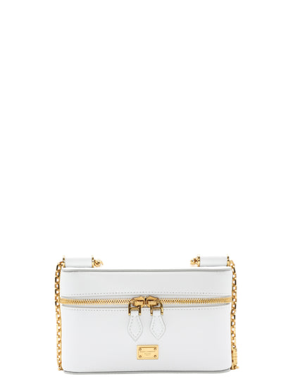 Dolce & Gabbana Sicily Crossbody Bag in Optical White