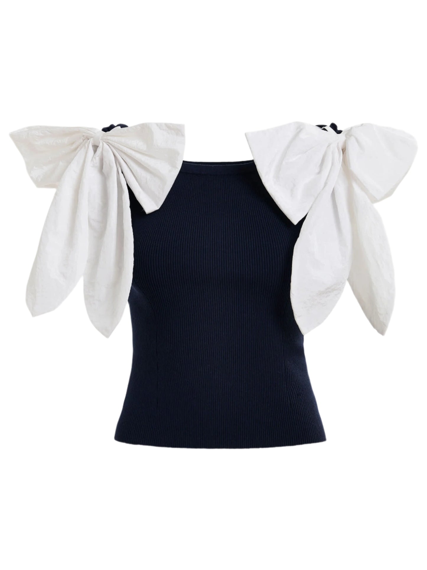 Essentiel Antwerp Hankar Pullover With Bow in Dark Sapphire