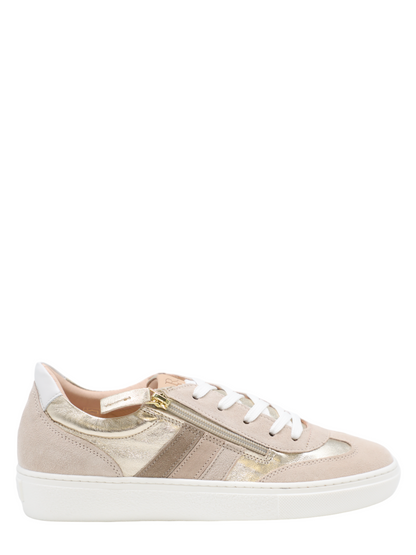 Ron White Ovella Side Zip Sneaker in Platino