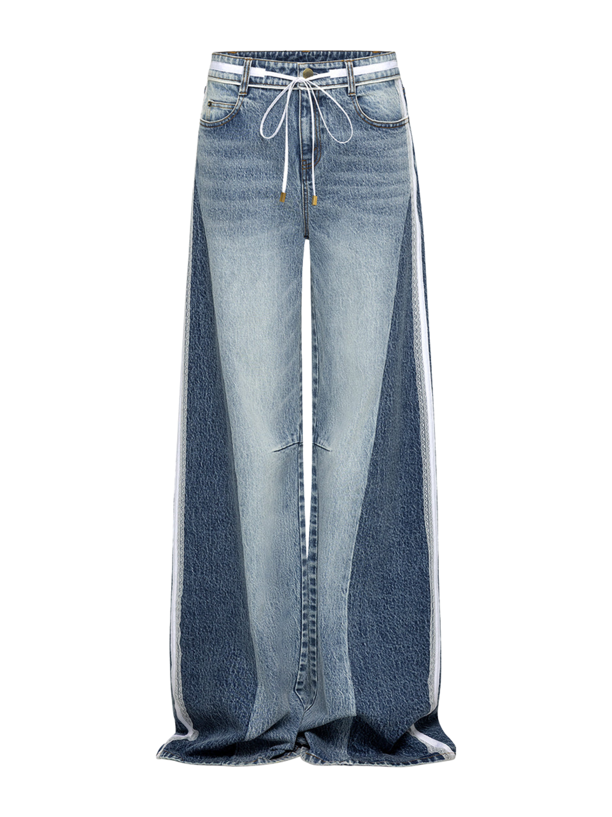 Hellessy Tay Jeans in Medium Wash/Dark Stone