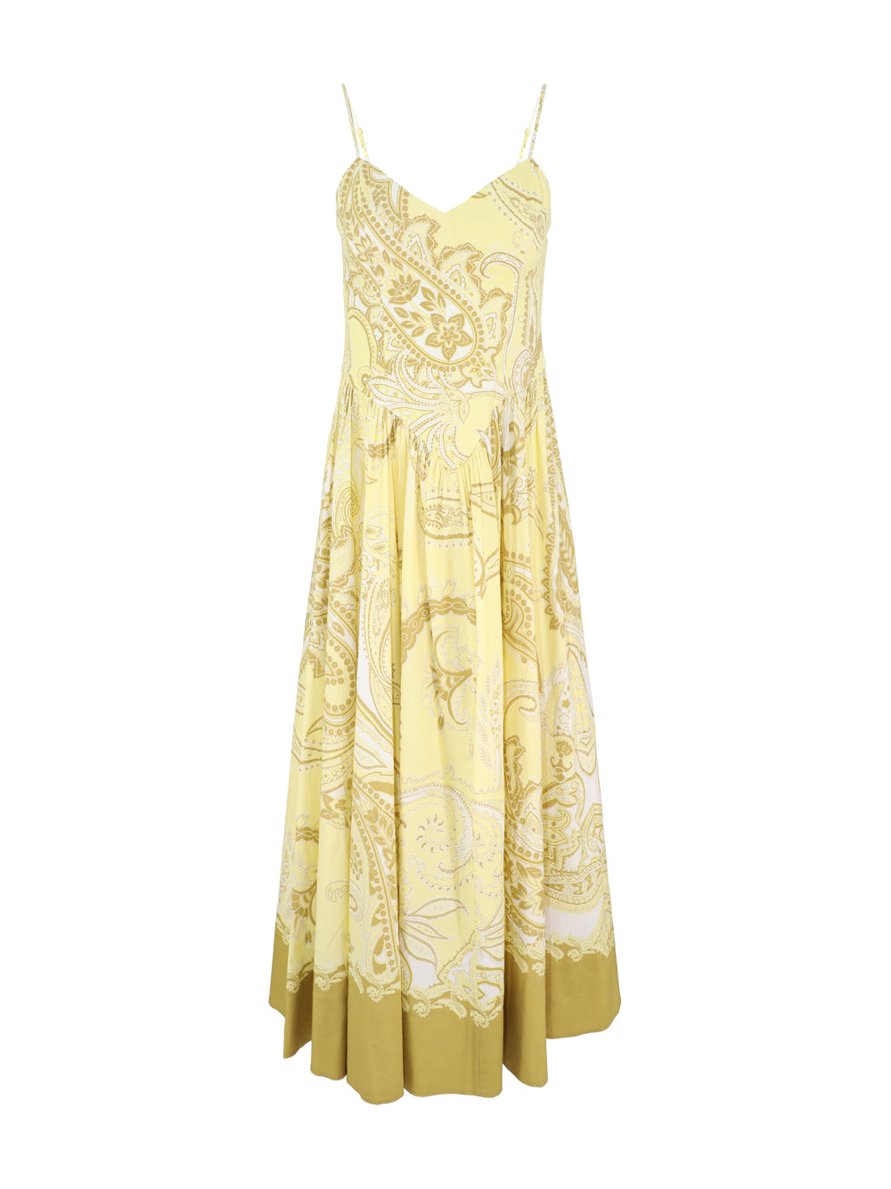 Hemant and Nandita Fiza Strappy Dress in Light Yellow