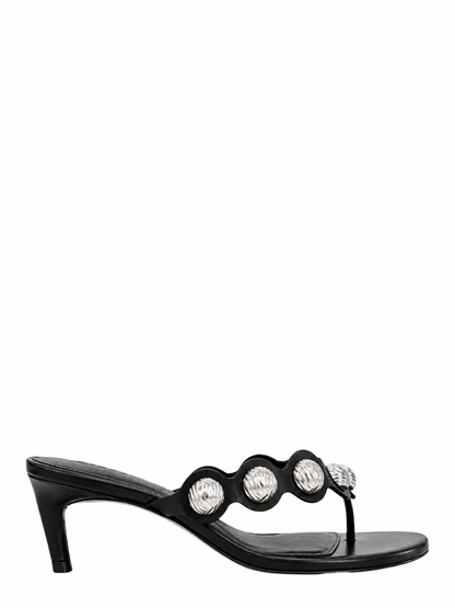 Cult Gaia Anora Sandal in Black