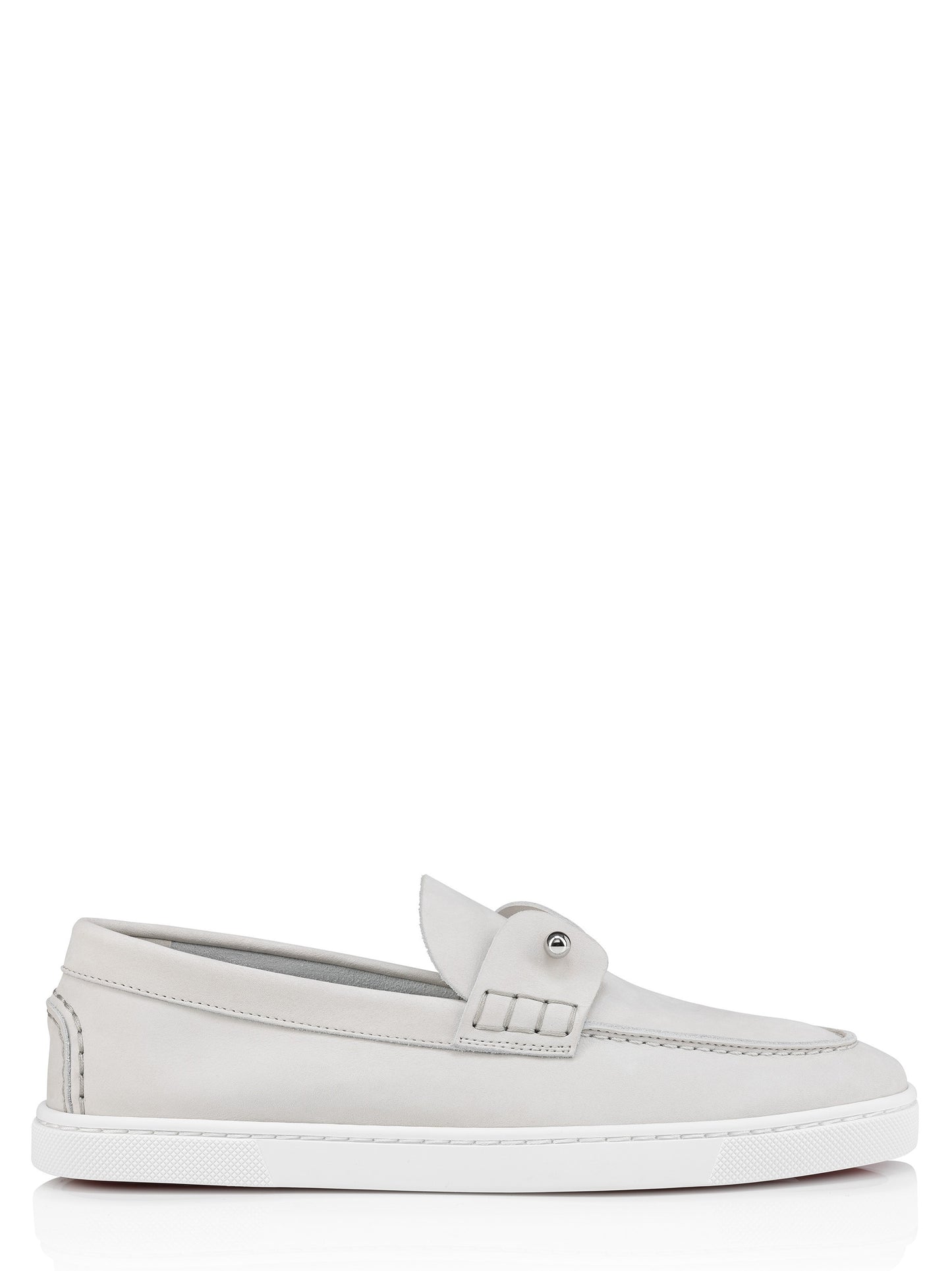 Christian Louboutin Chambeliboat Boat Shoes in Albatre | In-Store Only
