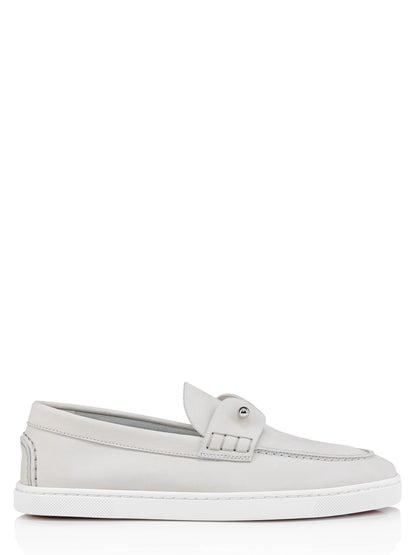 Christian Louboutin Chambeliboat Boat Shoes in Albatre | In-Store Only