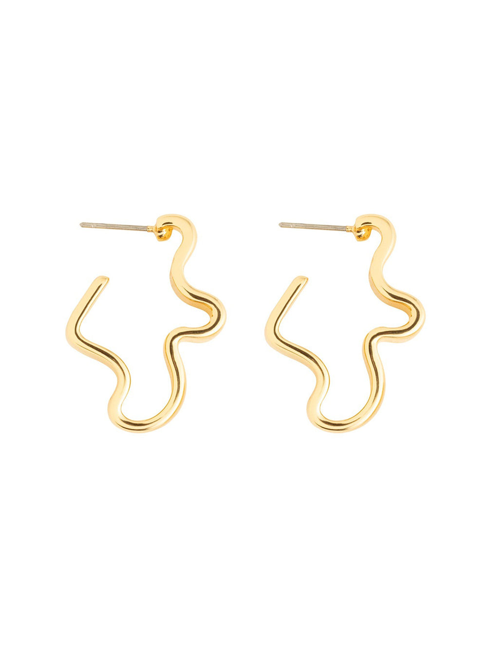 Mignonne Gavigan Barrow Hoops in Gold