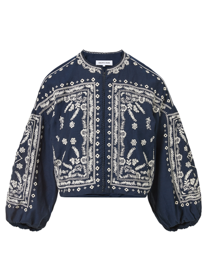 Veronica Beard Drake Jacket in Navy