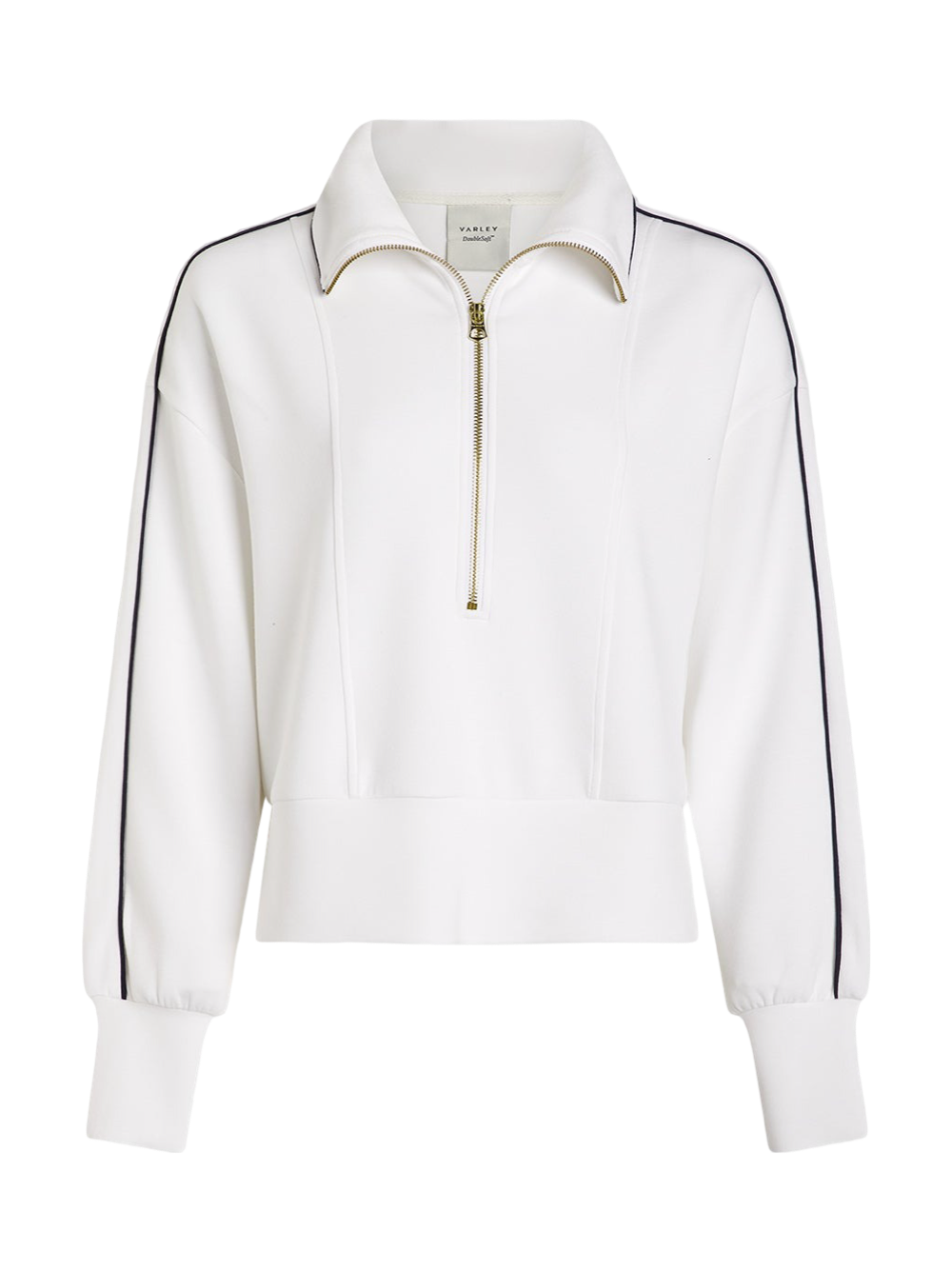 Varley Davenport Half-Zip Jacket in White