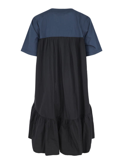Ulla Johnson Cyrus Dress in Twilight Colorblock