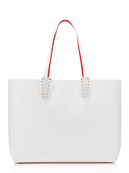 Christian Louboutin Cabata Soft Large Calf Empire in Bianco/Gold | In-Store Only