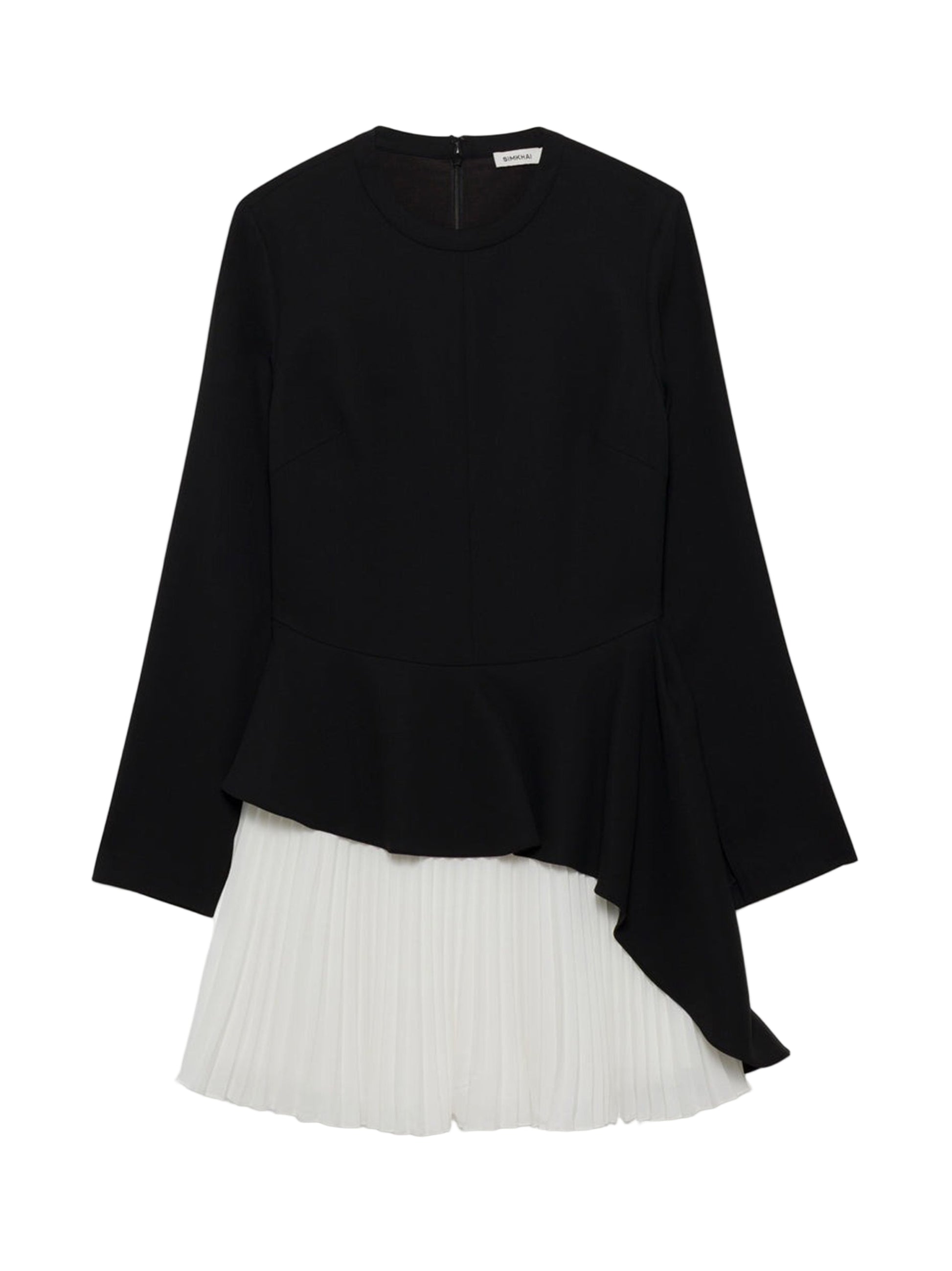 Simkhai Amberly Pleated Mini Dress in Black Multi  Leigh's of Breton  Village