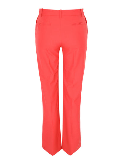 Tara Jarmon Poupee Red Tailored Wool Pants