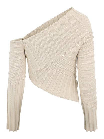 Cult Gaia Jaidan Knit Top in Beach