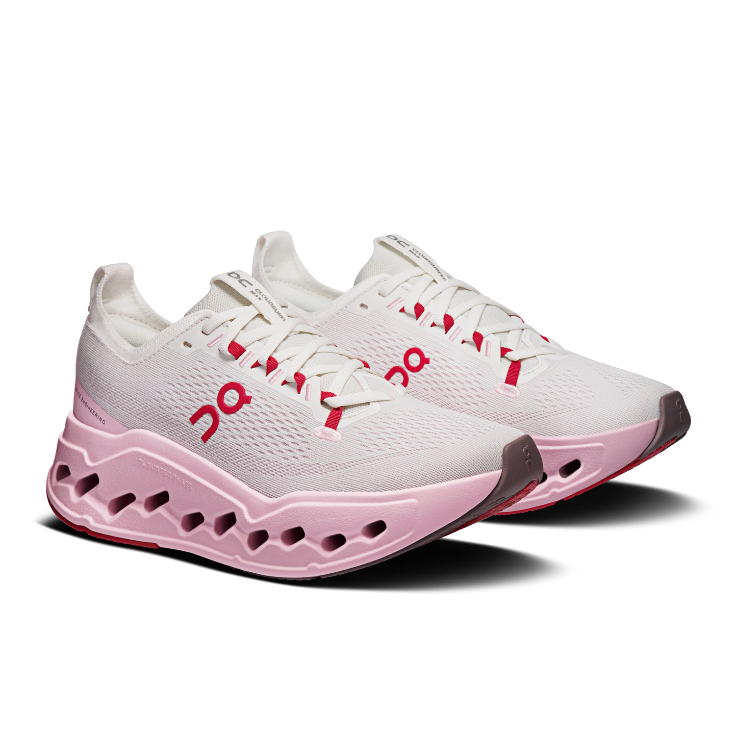On Running Women's Cloudsurfer Max in Ivory/Peony
