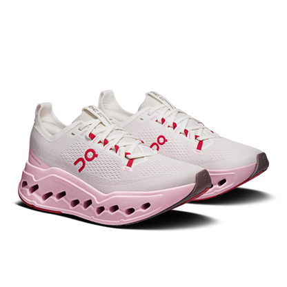 On Running Women's Cloudsurfer Max in Ivory/Peony