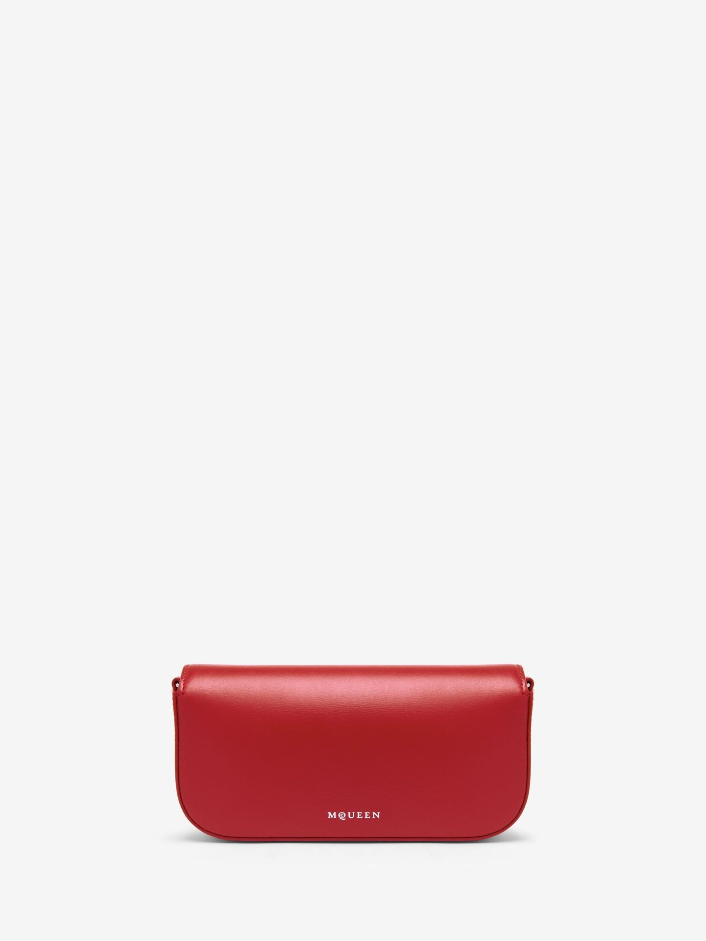 Alexander McQueen Skull Flower Small in Red/Silver
