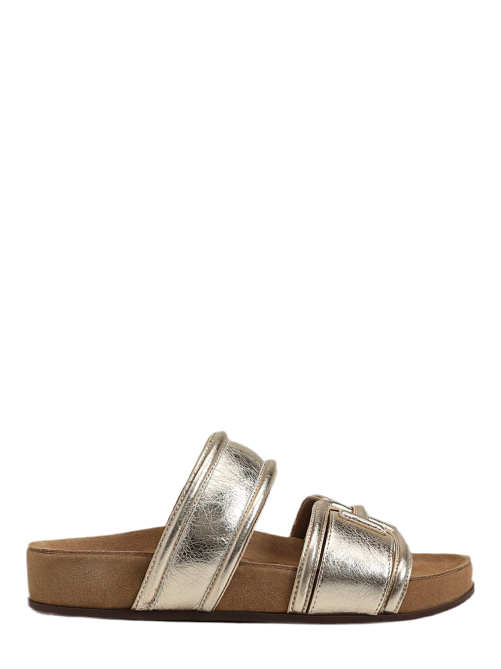 Sam Edelman Rowen Slide Sandal in Gold Leaf