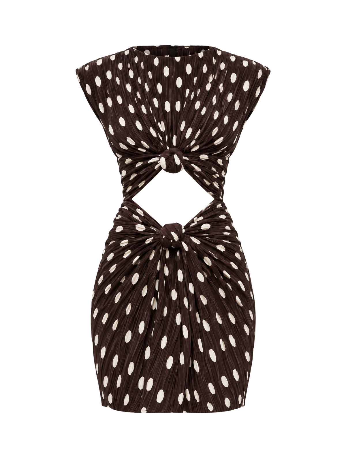 Cult Gaia Marilou Dress in Polka Dot Luwak