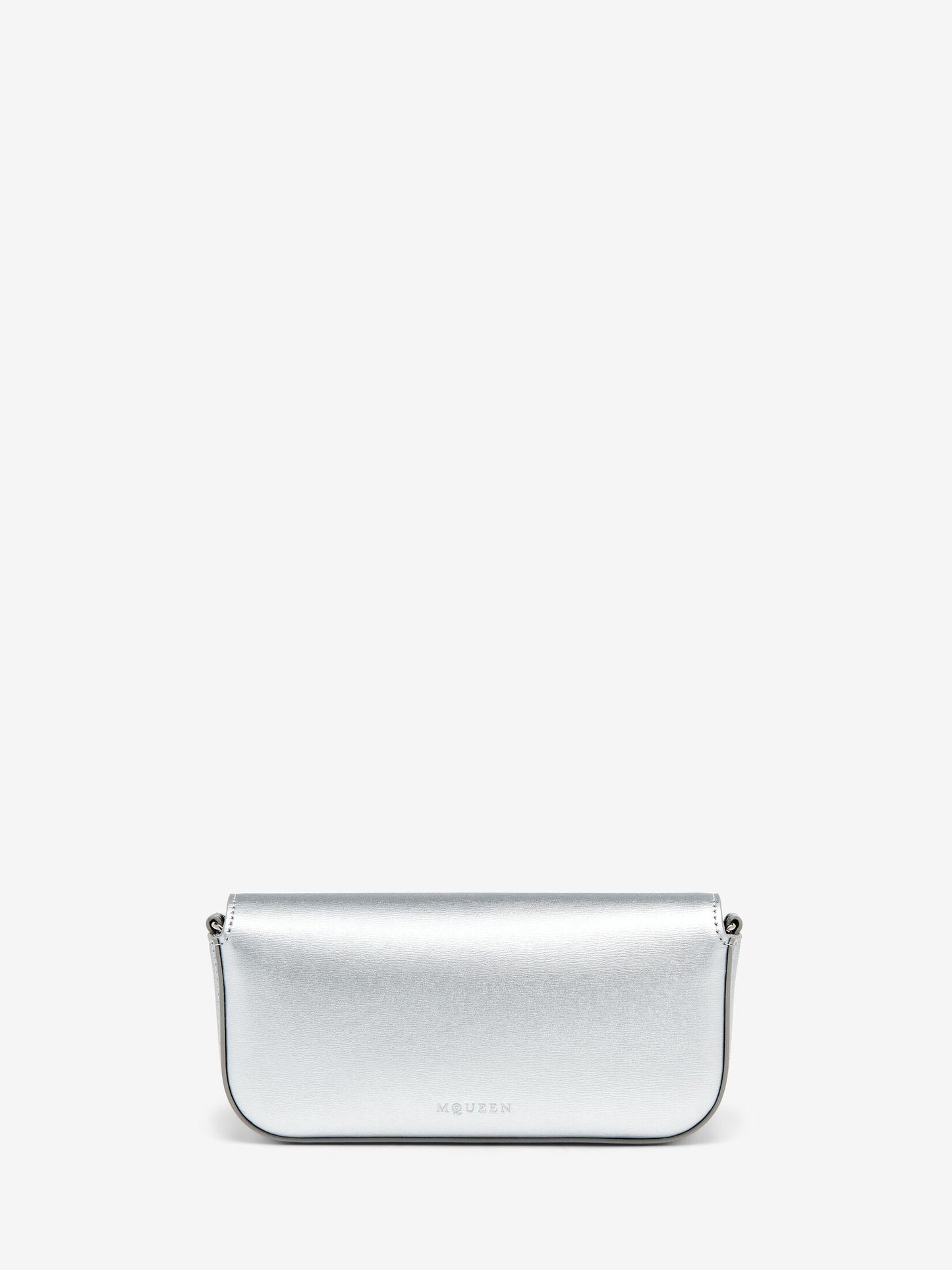 Alexander McQueen Skull Flower Small in Silver/Silver