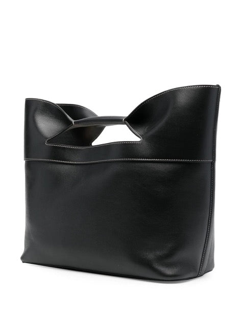 Shop Alexander McQueen The Bow Bag In Leather