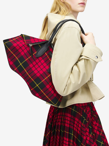 Alexander McQueen Women's Manta Bag in Red/Black/Yellow