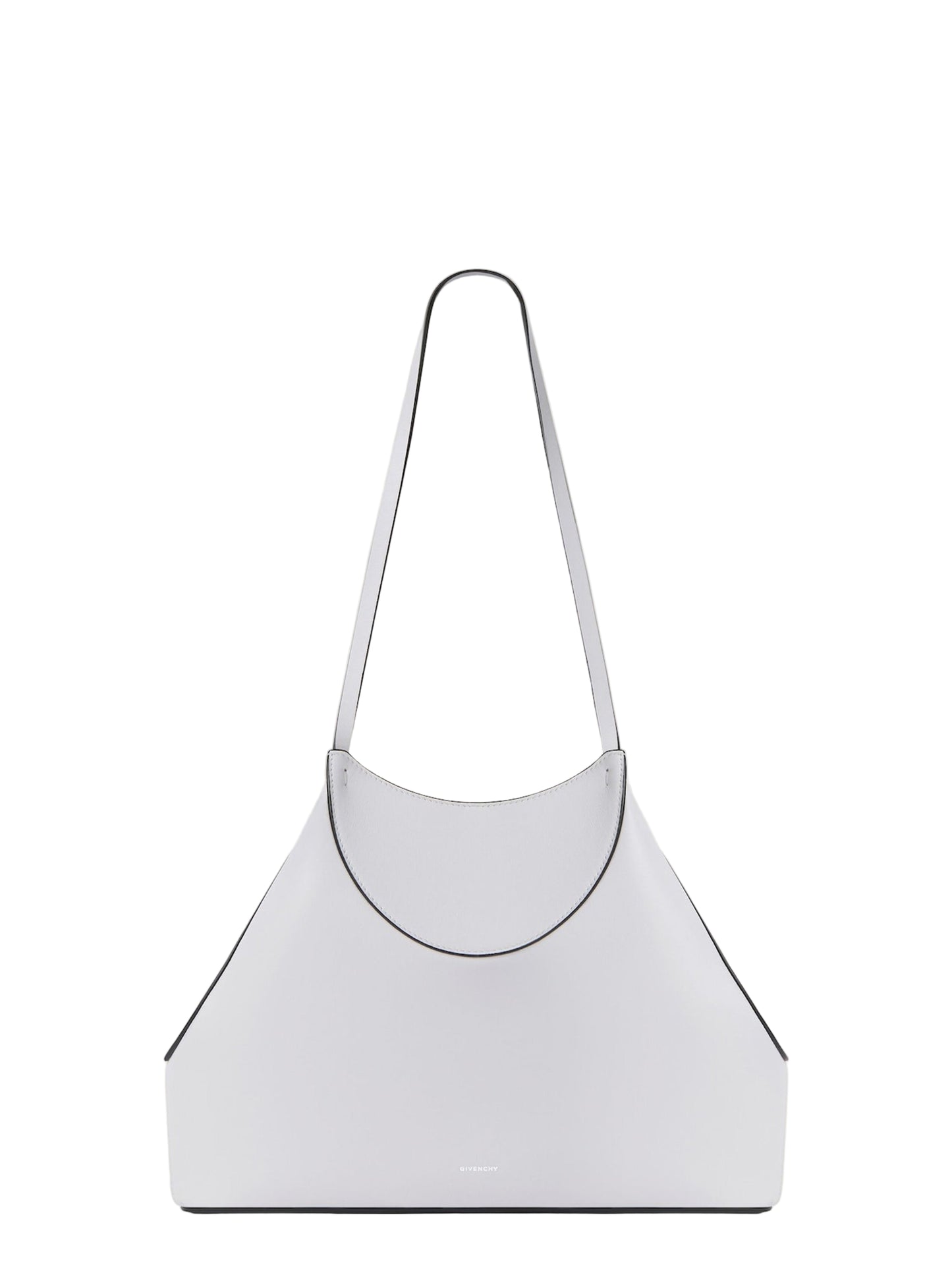 Givenchy Small Facet Tote Bag Grained Leather in Cloud Grey