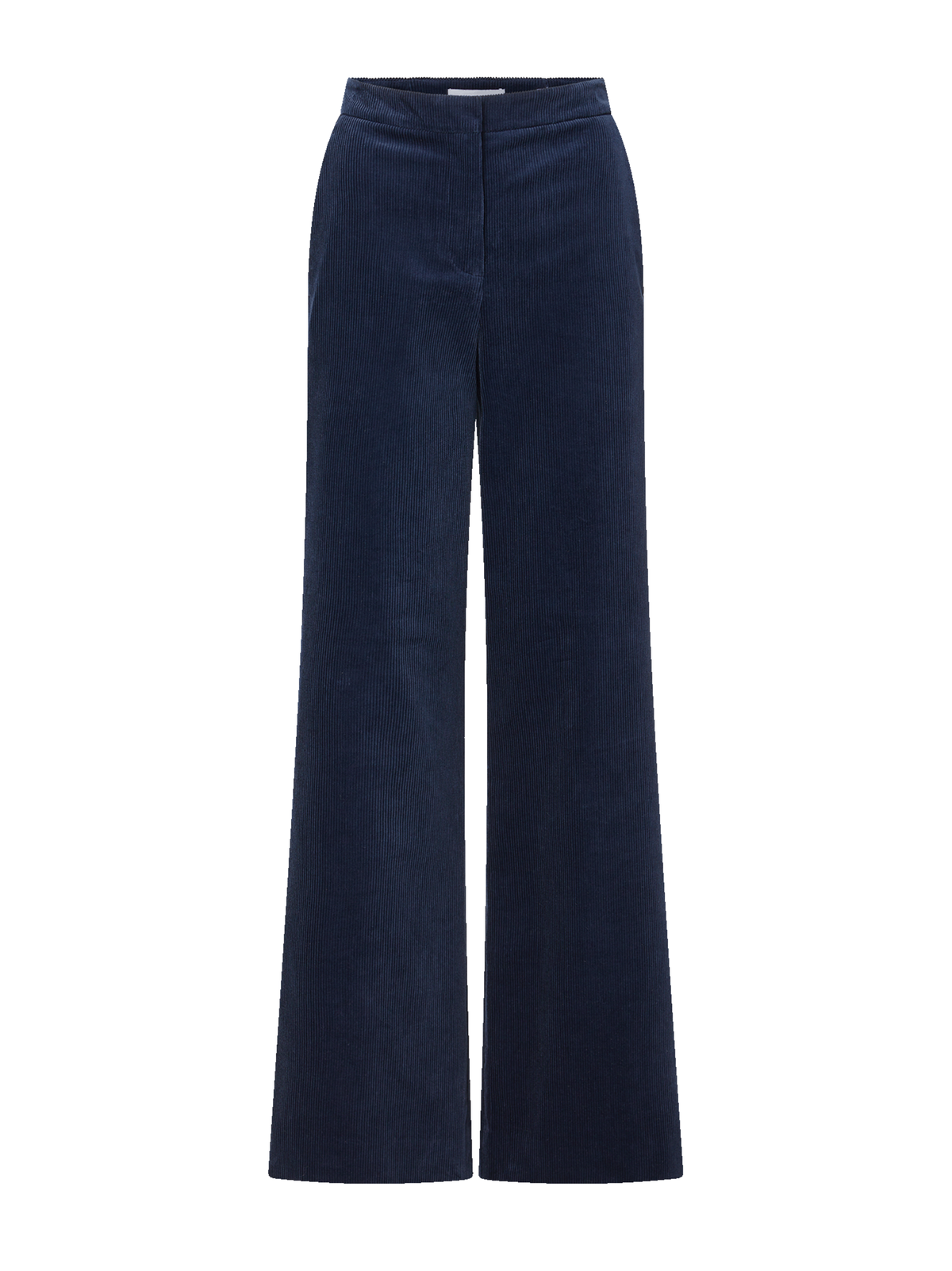 Veronica Beard Holt Corduroy Wide-Leg Pant in Heritage Navy