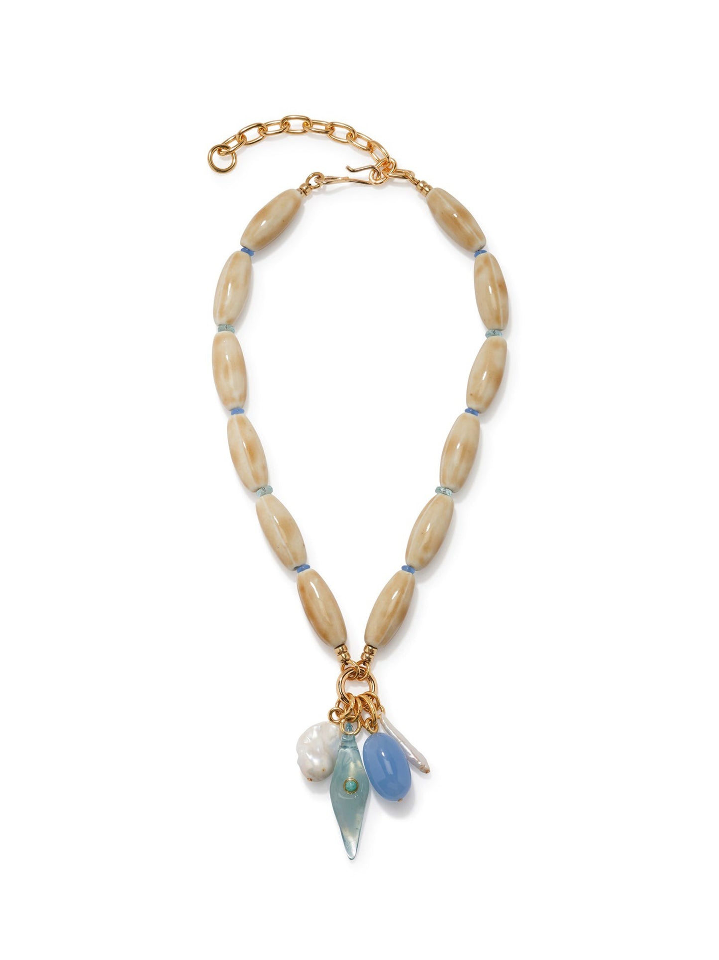 Lizzie Fortunato Marilla Necklace in Seashell in Multi