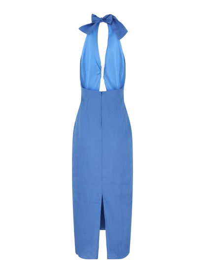 Cala de la Cruz Orly Dress in Azure