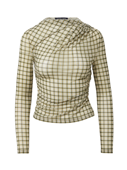Veronica Beard Nuvina Top in Loden Multi
