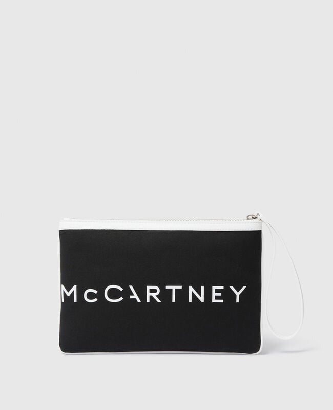 Stella McCartney SMC Bananatex® Pouch in Black and White