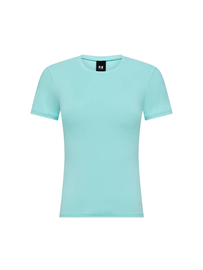P.E Nation Foundation SS Tee in Aqua