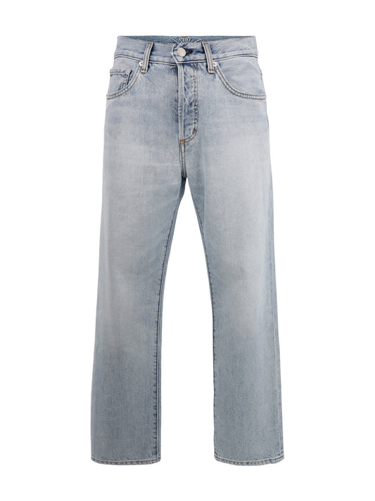 Daily Blue Hype Classic Cropped Jeans in Monsoon