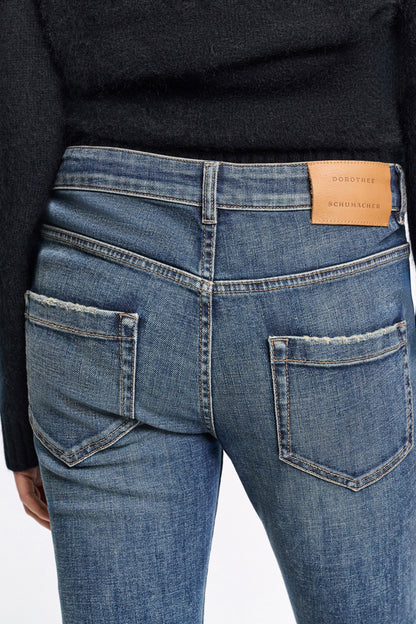 Dorothee Schumacher Blue Jeans Baby Skinny Jeans in Vintage Blue