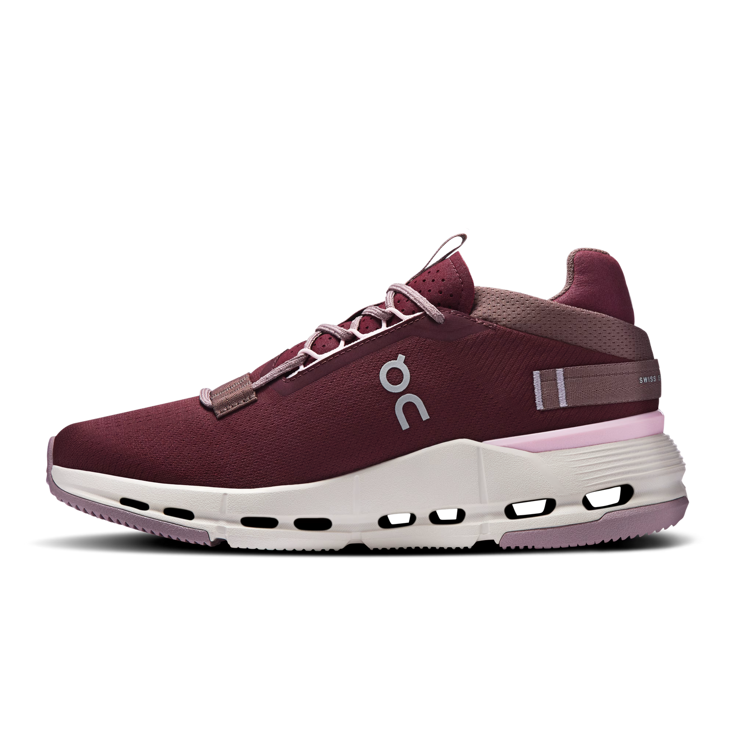 On Running Women's Cloudnova 2 in Maroon/Peony