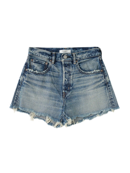 Moussy Vintage MV Douglaston Shorts in Blue