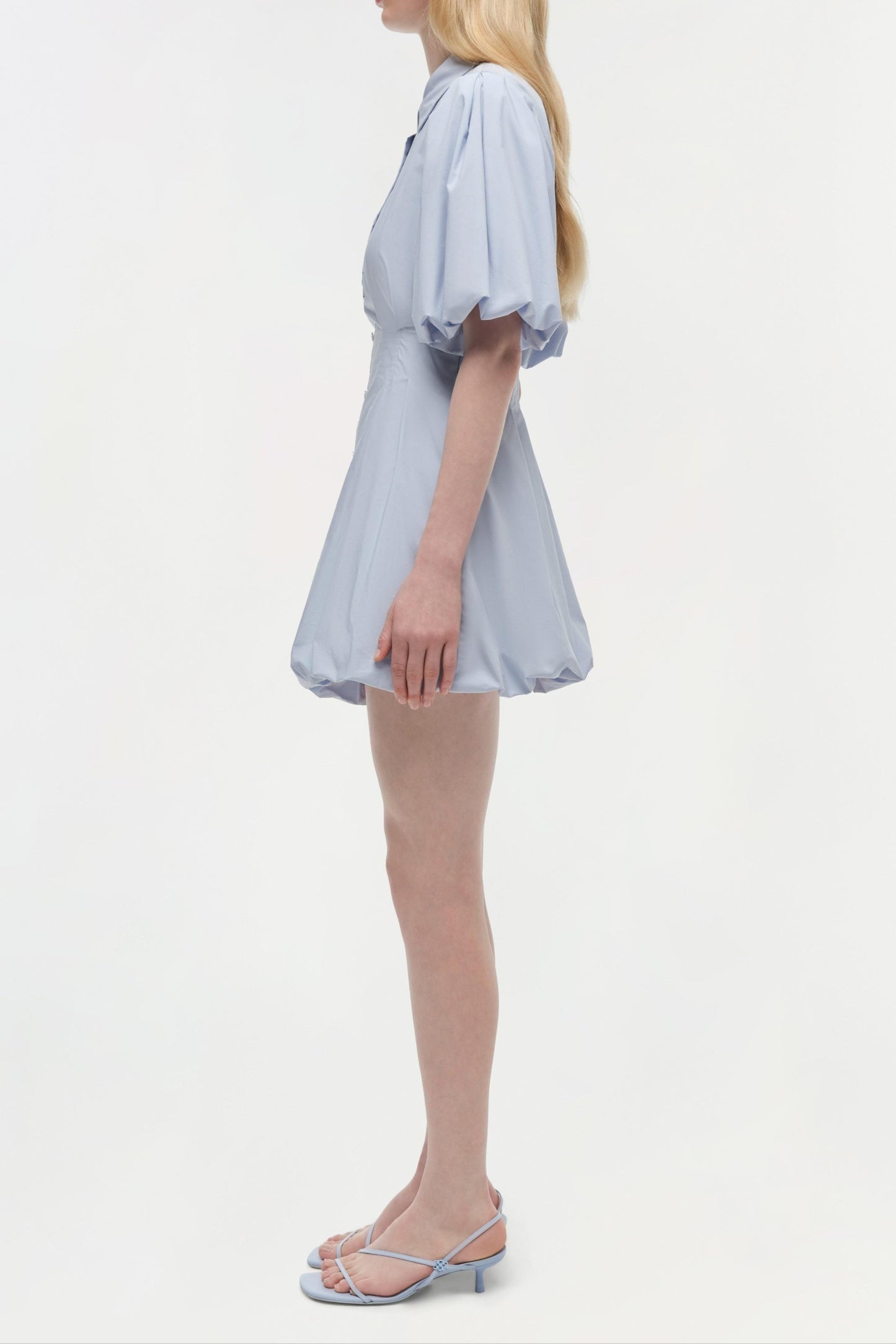 Simkhai Cleo Balloon Pintuck Mini Dress (More Colors)