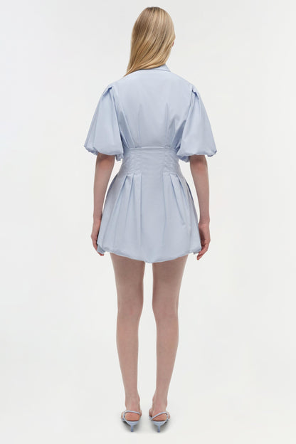 Simkhai Cleo Balloon Pintuck Mini Dress (More Colors)