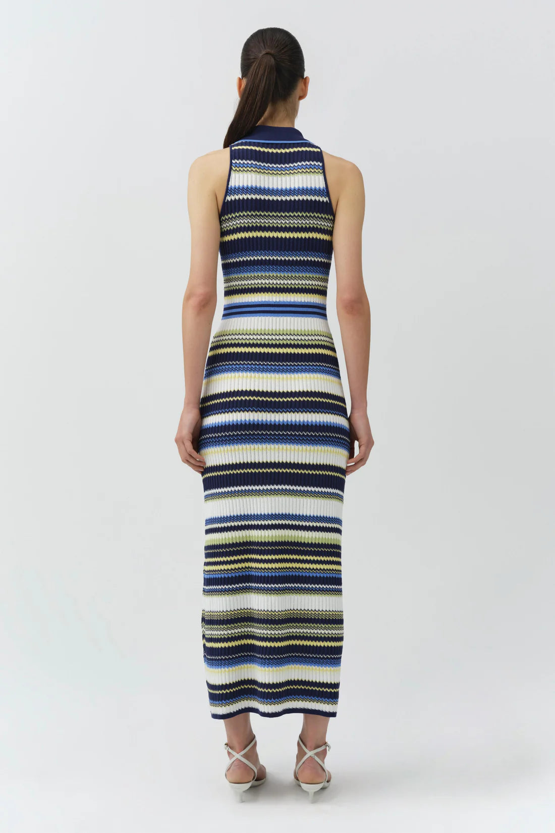Simkhai Kerrin Knit Midi Dress in Midnight Multi