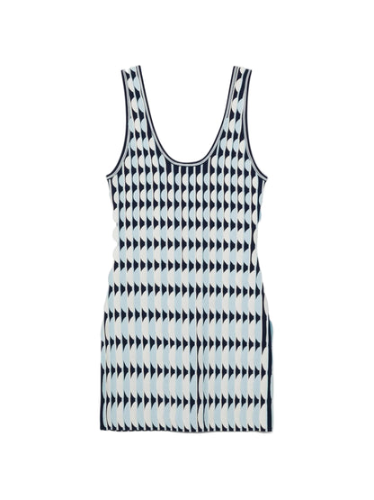 Simkhai Lorien Mini Dress in Sky Multi