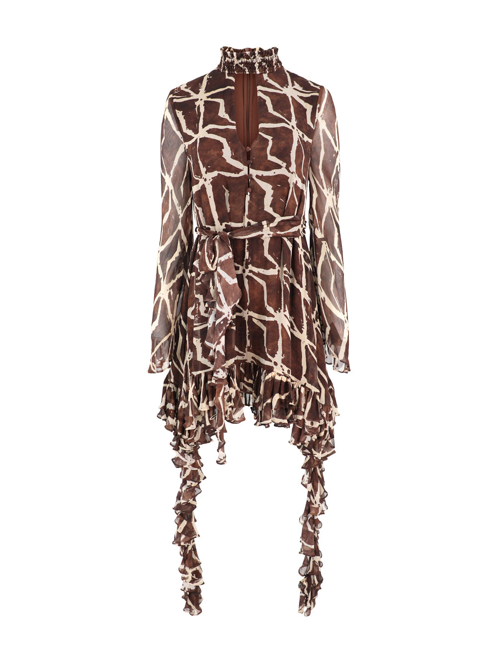 Alexis Amalia Chiffon Dress in Sable