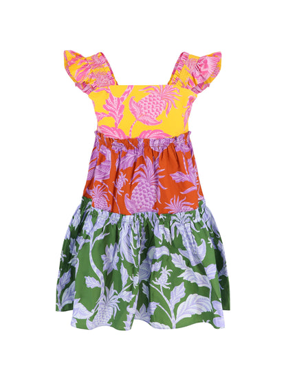 Farm Rio Mini Dress in Tropical Swing Mix