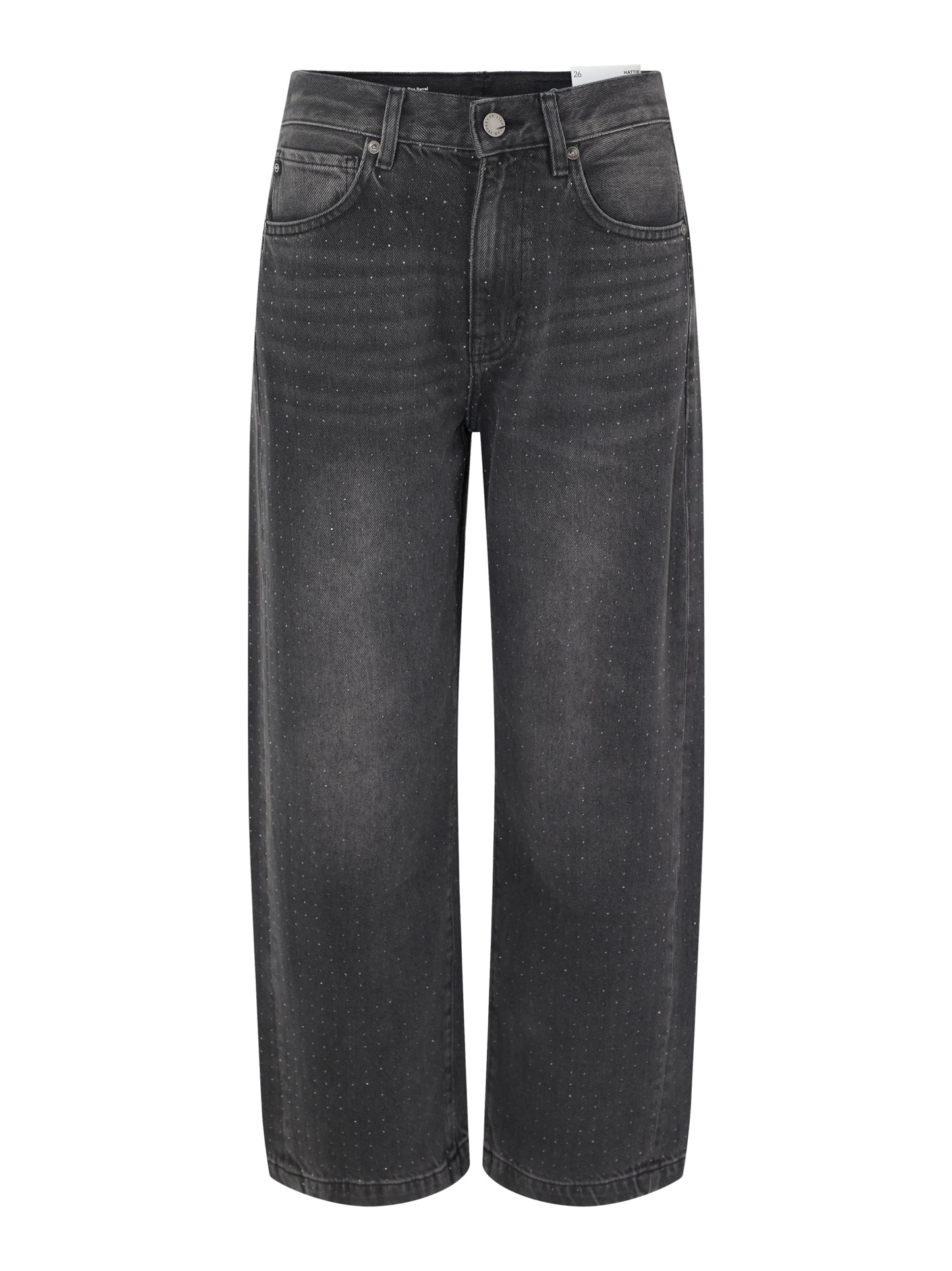 AG Jeans Hattie High-Rise Barrel Jean in Star Light
