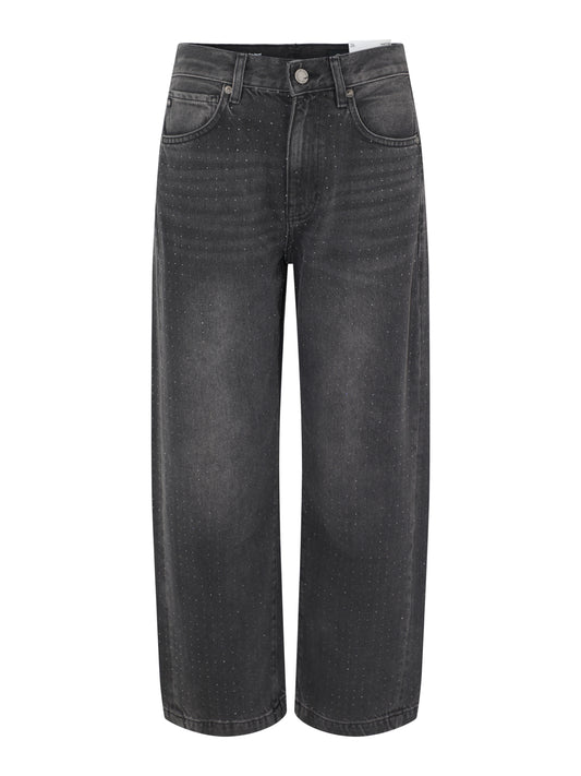 AG Jeans Hattie High-Rise Barrel Jean in Star Light